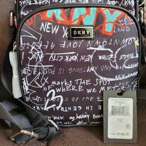 DKNY Woman's Crossbody Bag GIGI DZ On Black New With Tags